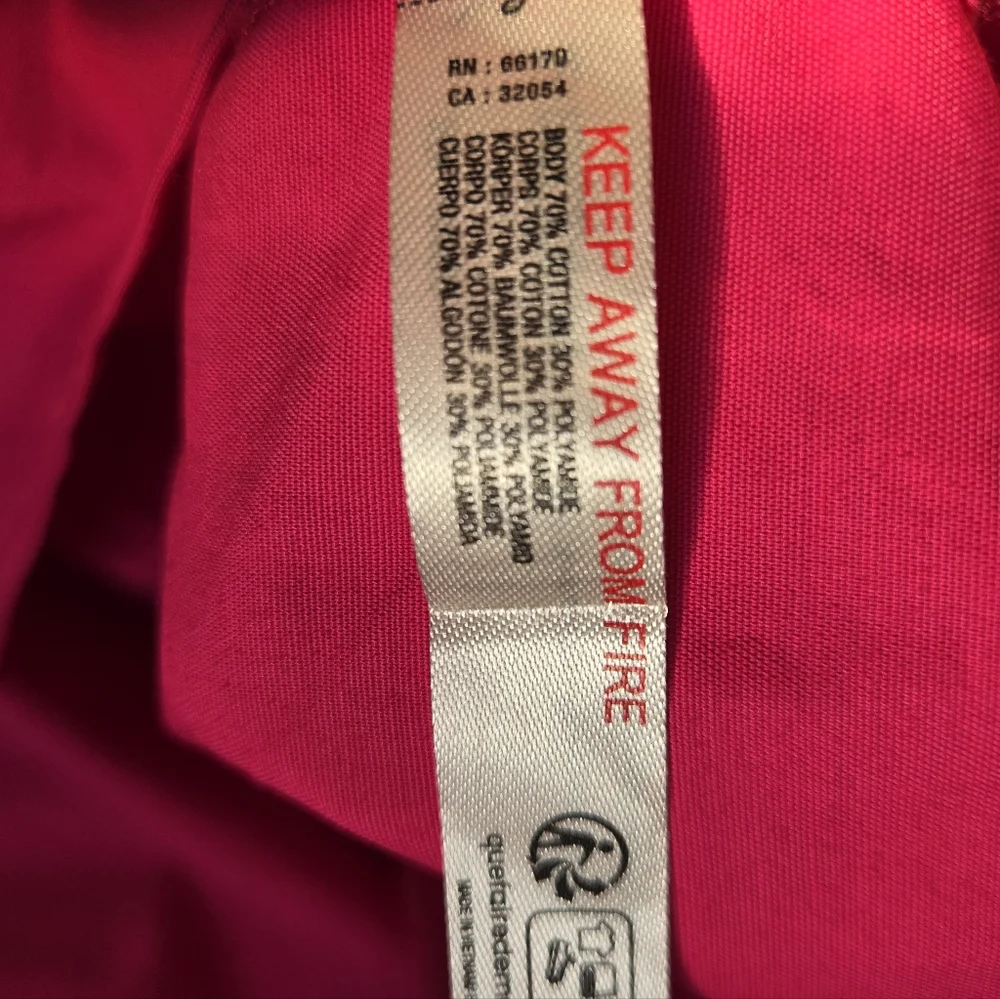 Anthropologie Daily Practice NWT Sleeveless Split-Neck Mini Fuchsia Dress - Picture 7 of 7